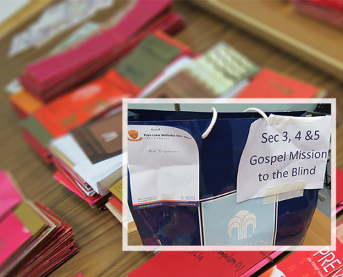 Donation from Paya Lebar Methodist Girls Secondary School