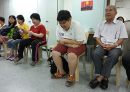 Prayer during GMB English Fellowship